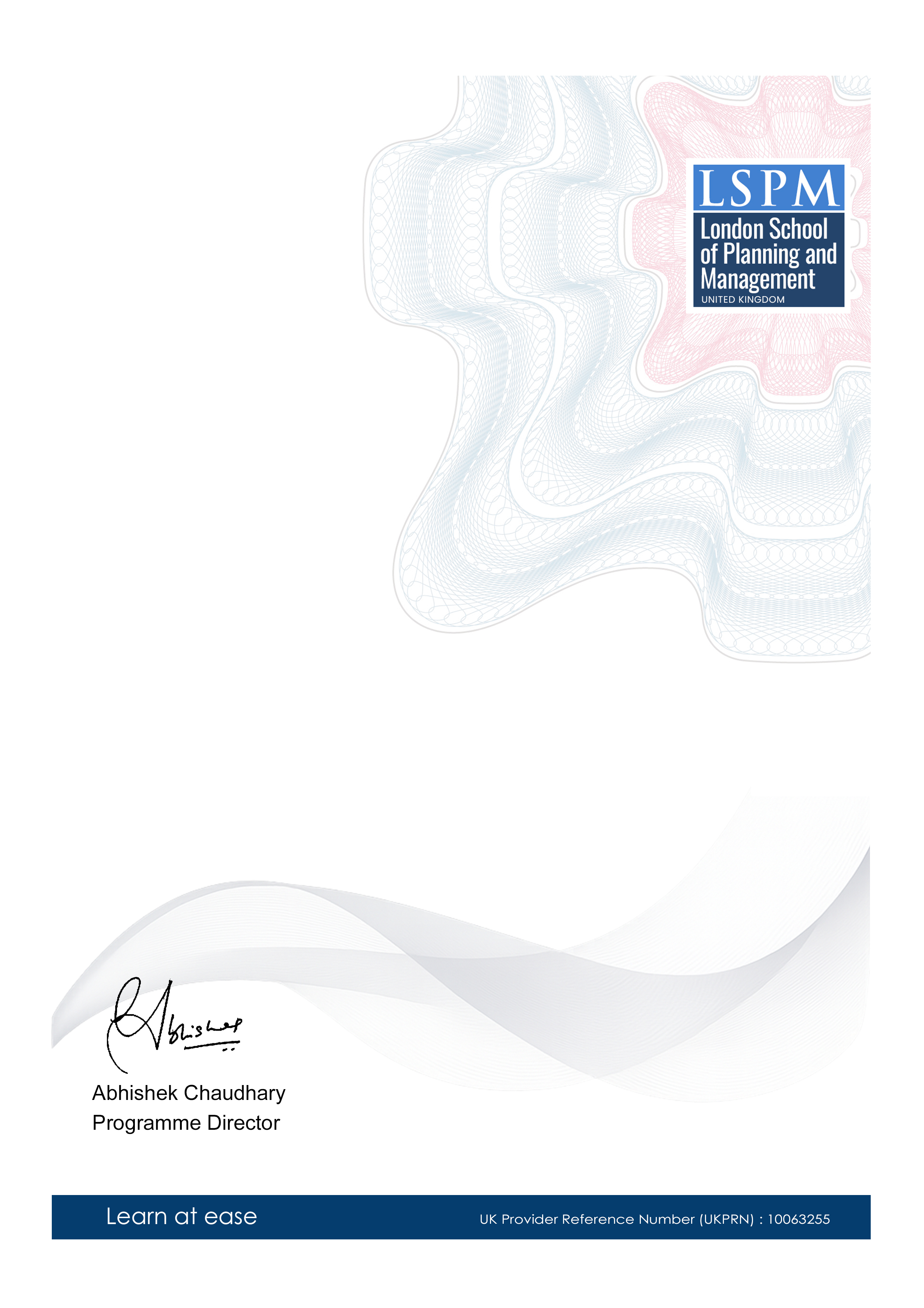 Sample Certificate Background